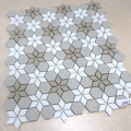 Fornecedor chinês 2017 Novo Parquet design telha de parede de mosaico de vidro de cristal